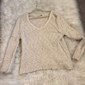 Cream sweater
